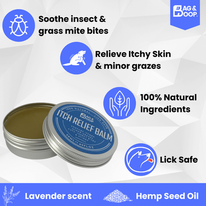 Hemp seed oil balm for dogs with itchy skin 