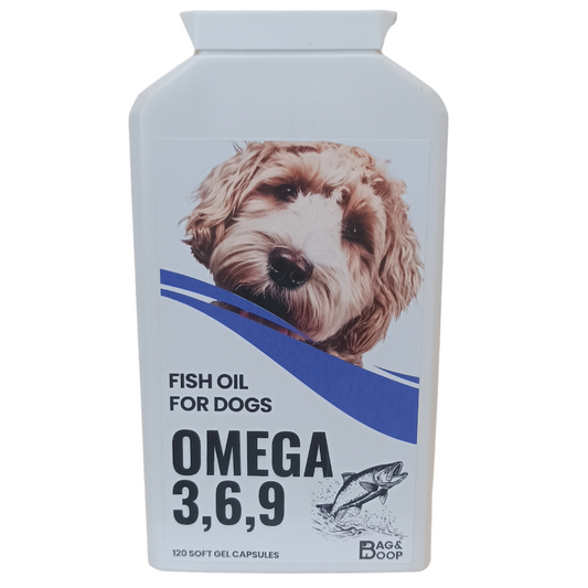 Omega 3,6,9 Fish Oil For Dogs | 1000mg | 120 Softgel Capsules