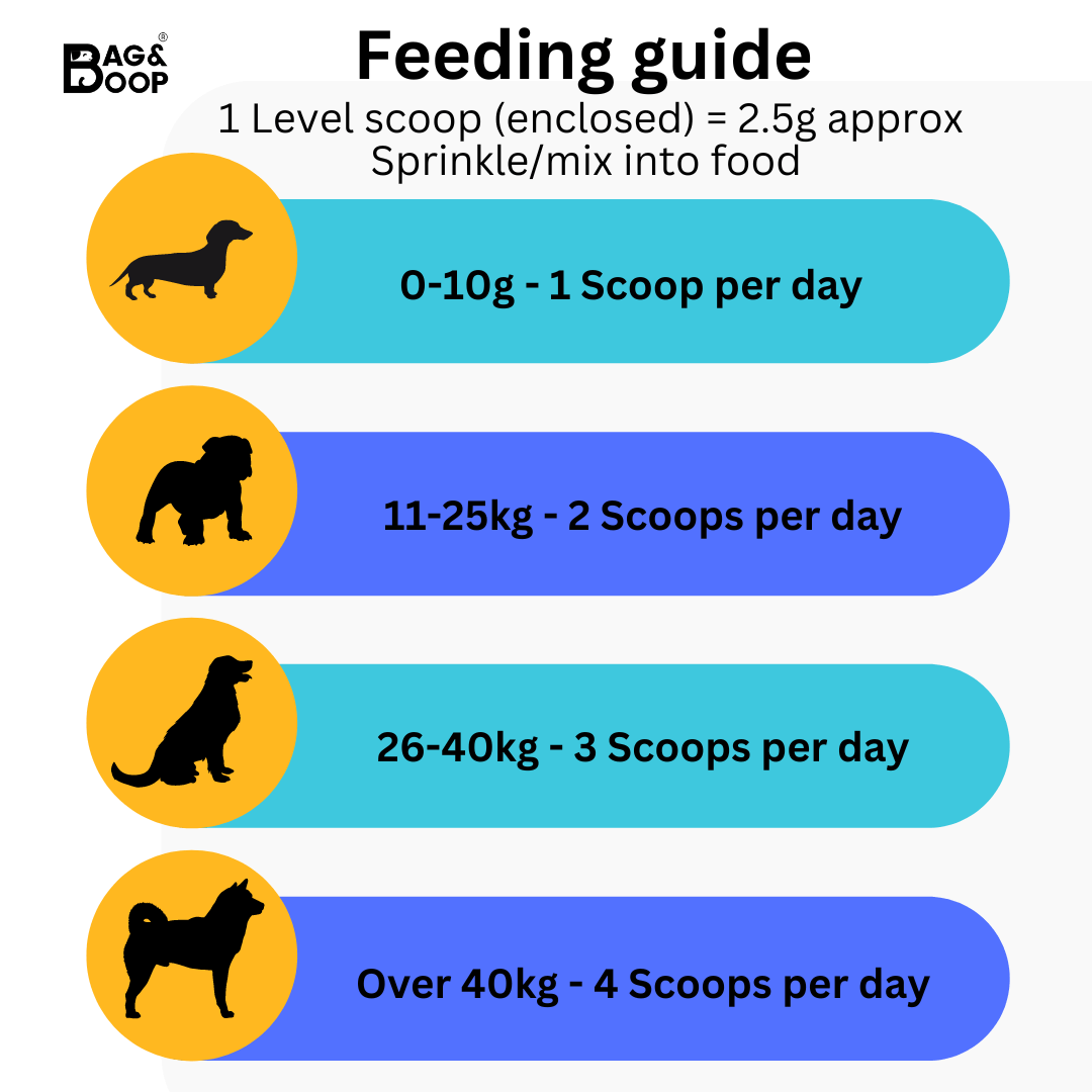 feeding guide for dogs multivitamins