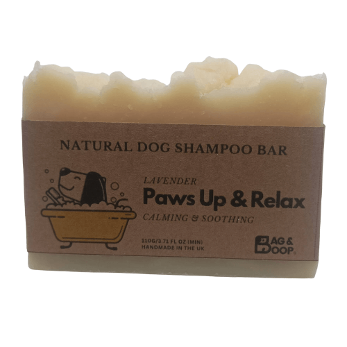 Lavender dog shampoo bar