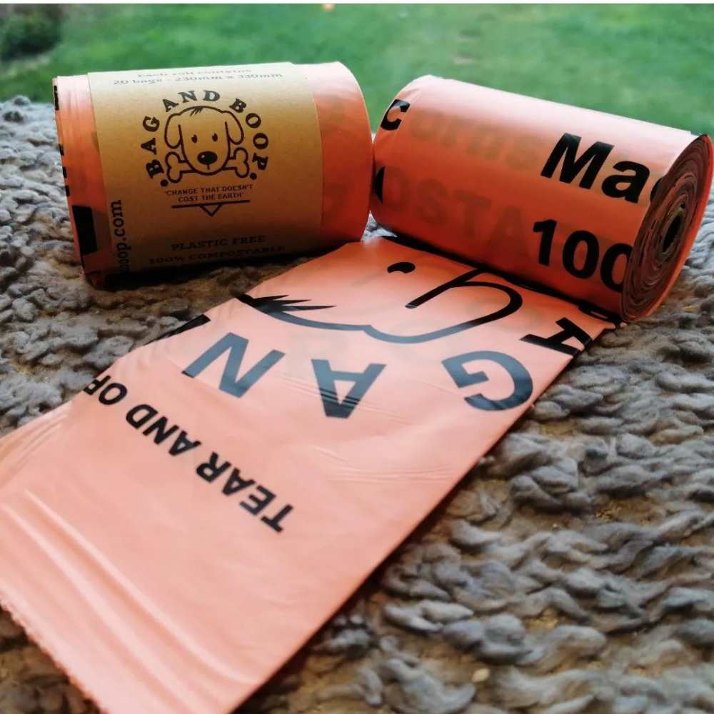 Compostable Dog Poop Bags (80) - Bag And Boop 