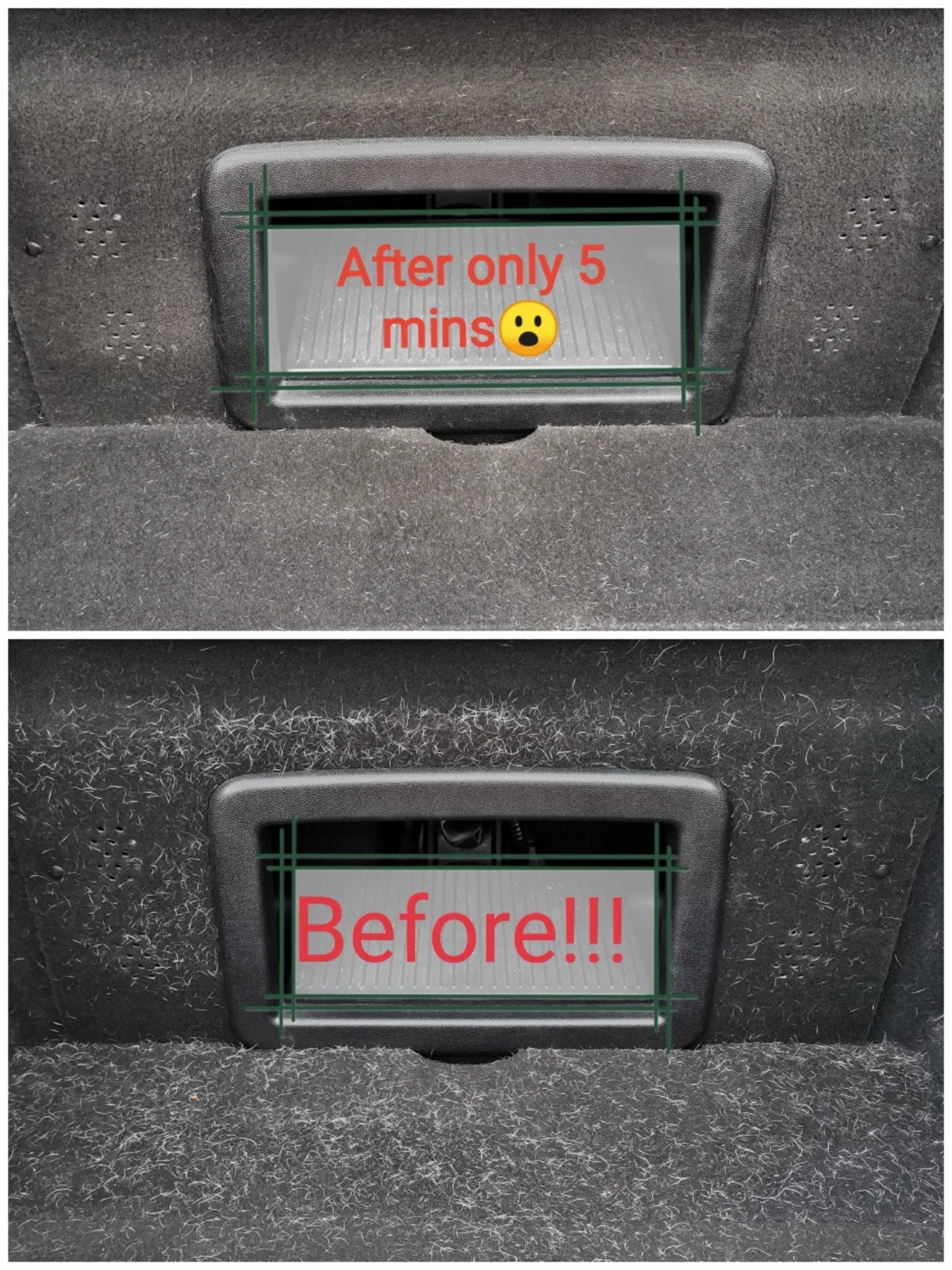 before and after car detailing